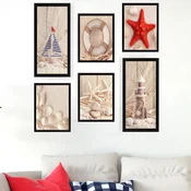 Wallity Set Slika SET_062, 6 Delova