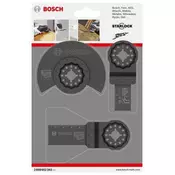 Bosch Accessories Komplet dodatne opreme za višenamjenski alat 3-dijelni Bosch Accessories ACZ 85 EC, AIZ 20 AB, AIZ 24 EC 2608662343 1 Set