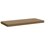 Vidaxl Blazina za klop - 1 kos VUGHT 100% poliester Taupe