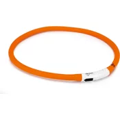 beeztees Ovratnica Safety Gear Dogini USB - oranžna - 35 x 1 cm
