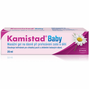 Kamistad Baby rashlađujući gel za masažu potiče oporavak nadraženih desni 20 ml