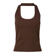 PIECES Top PCMAY tamno smeda