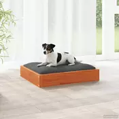 Krevet za psa Vosak smeda 51,5 x 44 x 9 cm Cvrsto borovo drvo