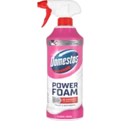 Domestos Power Foam čistilna pena za stranišča in kopalnice 435 ml cvetlična svežina