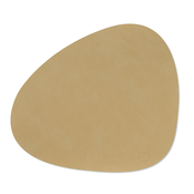 Pogrinjek CURVE NUPO 37 x 44 cm, kaki, usnje, LIND DNA
