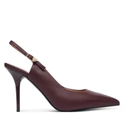 LOVE MOSCHINO Čevlji z visoko peto JA10149G1PIA0552 Bordo rdeča