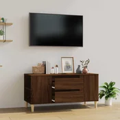 TV ormaric smedi hrasta 102x44,5x50 cm konstruirano drvo