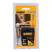 shumee Komplet 15 udarnih nastavkov TX15 TX20 TX25 PZ2 adapter 1/4 Dewalt DT70522T-QZ