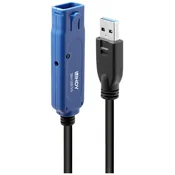 LINDY LINDY USB kabel USB 3.2 gen. 1 (USB 3.0) USB-A vtič\, USB-A vtičnica 30.00 m črna\, modra 43362, (20598552)