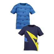 BLUE SEVEN Majica modra/marine/rumena/bela