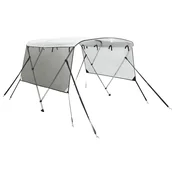 Vidaxl Bimini tenda s 3 loki in stranicami 183x(185-198)x137 cm