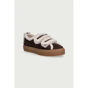 Inuikii SHEARLING LOW VELCRO superge otroške semišaste