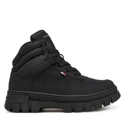 TOMMY HILFIGER Škornji MICHIGAN črna