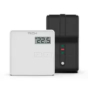 TECH-REGULATORJI WG.11.0463 Dvostopenjski sobni regulator ST-294 v2 TECH Brezžični regulatorji beli