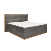 Matis Magnum Box spring krevet, 180x200cm, Sivi