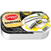 SARDINA U ULJU COMPASS 125G