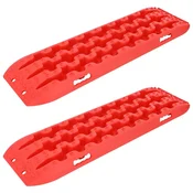 vidaXL Traction Board 2 pcs Rdeča 106 x 30,5 x 7 cm Ojačana najlon