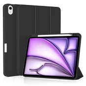 Etui Techsuit Flex Trifold z držalom za pisalo za iPad Air 11 2024/Air 11 2025 - black