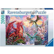 Ravensburger - Puzzle Dragons 2000 - 2 000 dijelova