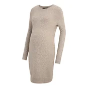 Vero Moda Maternity Pletena obleka VMMDOFFY svetlo rjava