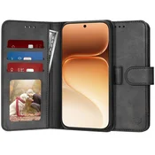 Etui Techsuit Diary Book za Honor 600 - črn