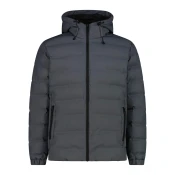 CMP MAN JACKET FIX HOOD, muška jakna, siva 35K3697