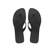 Japonke Calvin Klein Flip Flop Kitten Heel Thong Tpu HW0HW02965 Črna