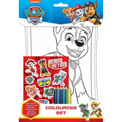 Paw Patrol Bojanka sa bojicama i nalepnicama