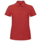 MAJICA KRATKI RUKAVI POLO B&C ID.001/WOMEN 180G CRVENA XS