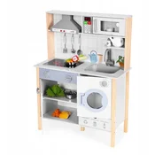 Eco Toys Set Decija kuhinja sa zvucnim i svetlosnim efektima, 6 komada