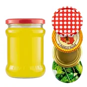 shumee 8x Kozarci 500 ml za MARMELADO, KONZERVIRANE IZDELKE, MESO, MED