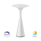 Braytron Stona lampa BRY-TOWER-2-BELA-3U1-RCH