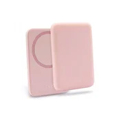 PURO MagSafe power bank 4200mAh bežicna eksterna baterija Roze