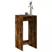 Vidaxl vidaXL Barska miza dimljen hrast 51x50x103,5 cm
