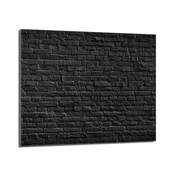 shumee Steklena zaščitna plošča za peč 60x52 Brick