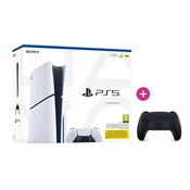 PlayStation 5 (Slim) 1TB + krmilnik PlayStation 5 (PS5) DualSense (Midnight Black) igralne konzole