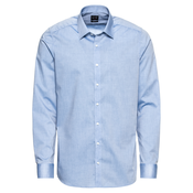 OLYMP Poslovna srajca Level 5 Chambray, modra