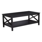 Črna klubska mizica 60x120 cm Heritage – Premier Housewares