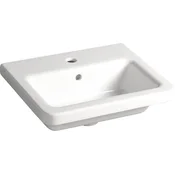 SAPHO CITY Pravokotni Keramični Umivalnik 50x40cm - Bela Eleganca za Vsako Kopalnico