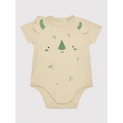 United Colors Of Benetton Otroški bodi 3P4ZAB001 Bež Regular Fit