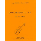 ROCHE/DOURY:CONCERINETTO NO.5 POUR ALTO ET PIANO