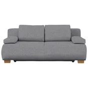 Novel ZOFA BOXSPRING, svetlo siva les, kovina, tekstil