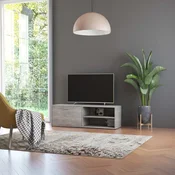 TV ormaric siva boja betona 120 x 34 x 37 cm konstruirano drvo