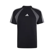 ADIDAS SPORTSWEAR Funkcionalna majica Seasonal Essentials Colorblock temno zelena/črna/bela