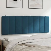 Vidaxl vidaXL Blazina za vzglavje, modra, 120 cm, žamet