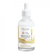 Mary&May Rice niacin 10% Triple Vitamin Serum - Niacinamidni serum za enakomeren ten kože 80ml