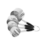 4-piece measuring cup set, stainless steel - Zokura