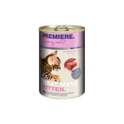Premiere Cat Meat Menu Kitten Mesna sestavljanka 400g konzerva