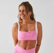 MP ženske X Tatiana športni nedrček s kontrastnim zavitim hrbtom - Pretty Pink - XS