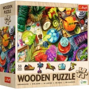 Trefl - Puzzle Barvite Coctails lesene - 500 kosov